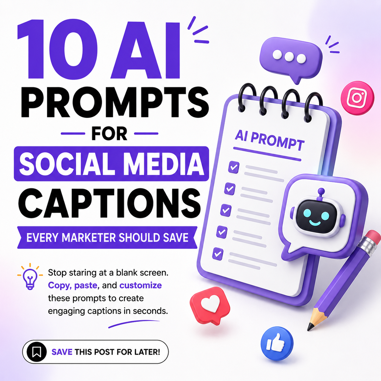 AI prompts for social media captions